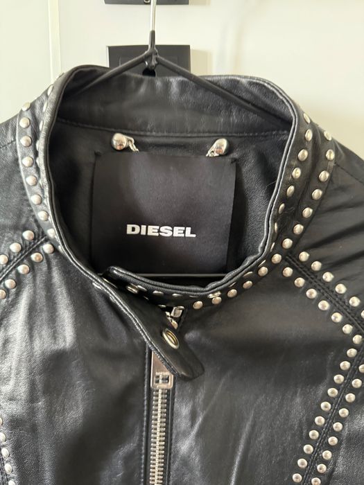 Кожено яке Diesel black gold