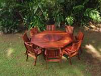 Градински мебели от тропическо дърво Куила/Миербо/-10г.гаранция!