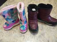 Обувь для мальчика 31р. и девочки 23 с половиной зимняя.