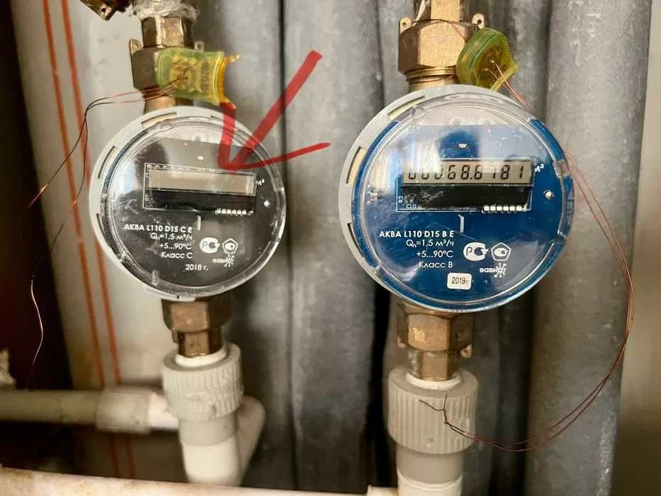 Заменой батареек в радиомодульных счётчиках воды