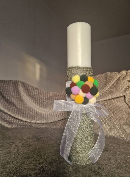 Lumanari botez/cununie, trusou de la 100 lei