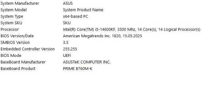 PC Gaming i5-14600kf RTX 4060