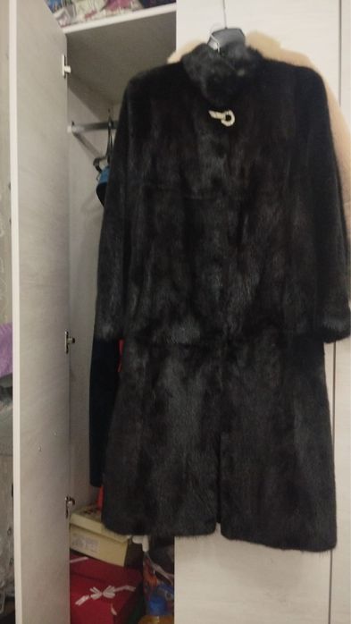 Норковая шуба, почти новая