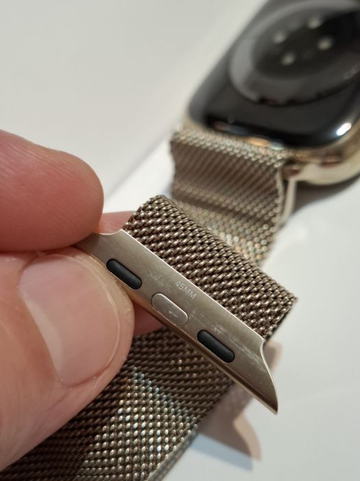 Ceas apple watch seria 8 45mm stainless steel safir