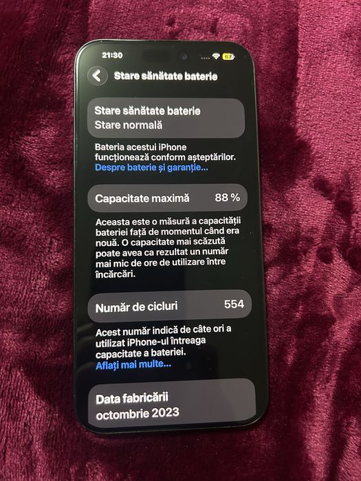 Vand/schimb iphone 15 pro max