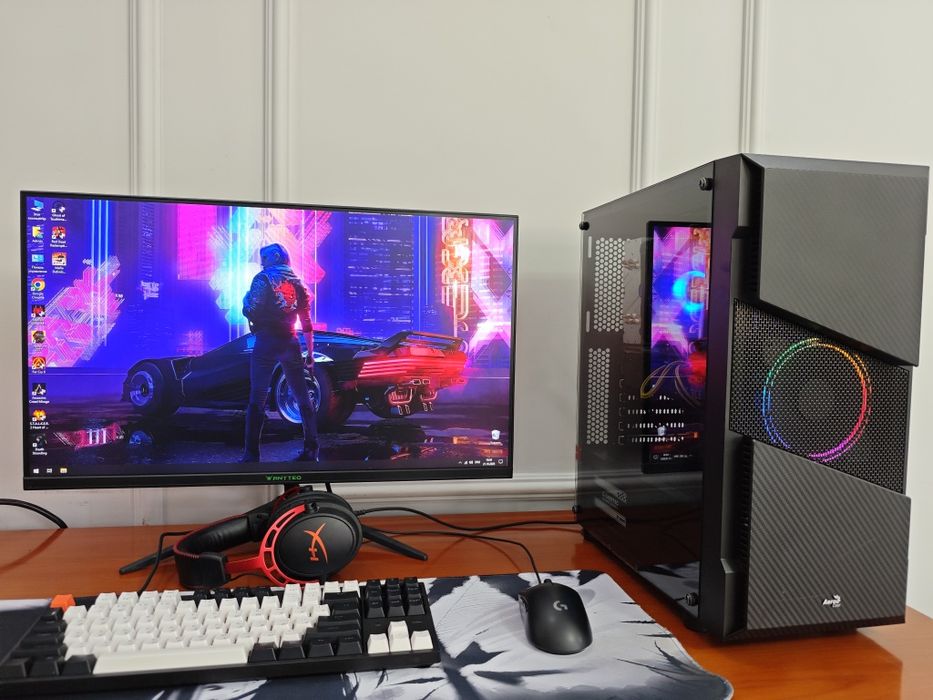 Мощный игровой компьютер Core i7 9700, RTX3080 10Gb, ОЗУ 32Gb, SSD 500