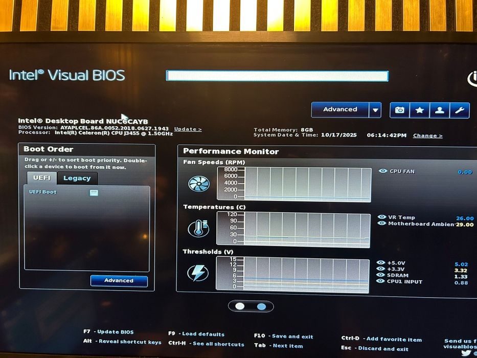 Mini PC portabil Intel NUC An 2018