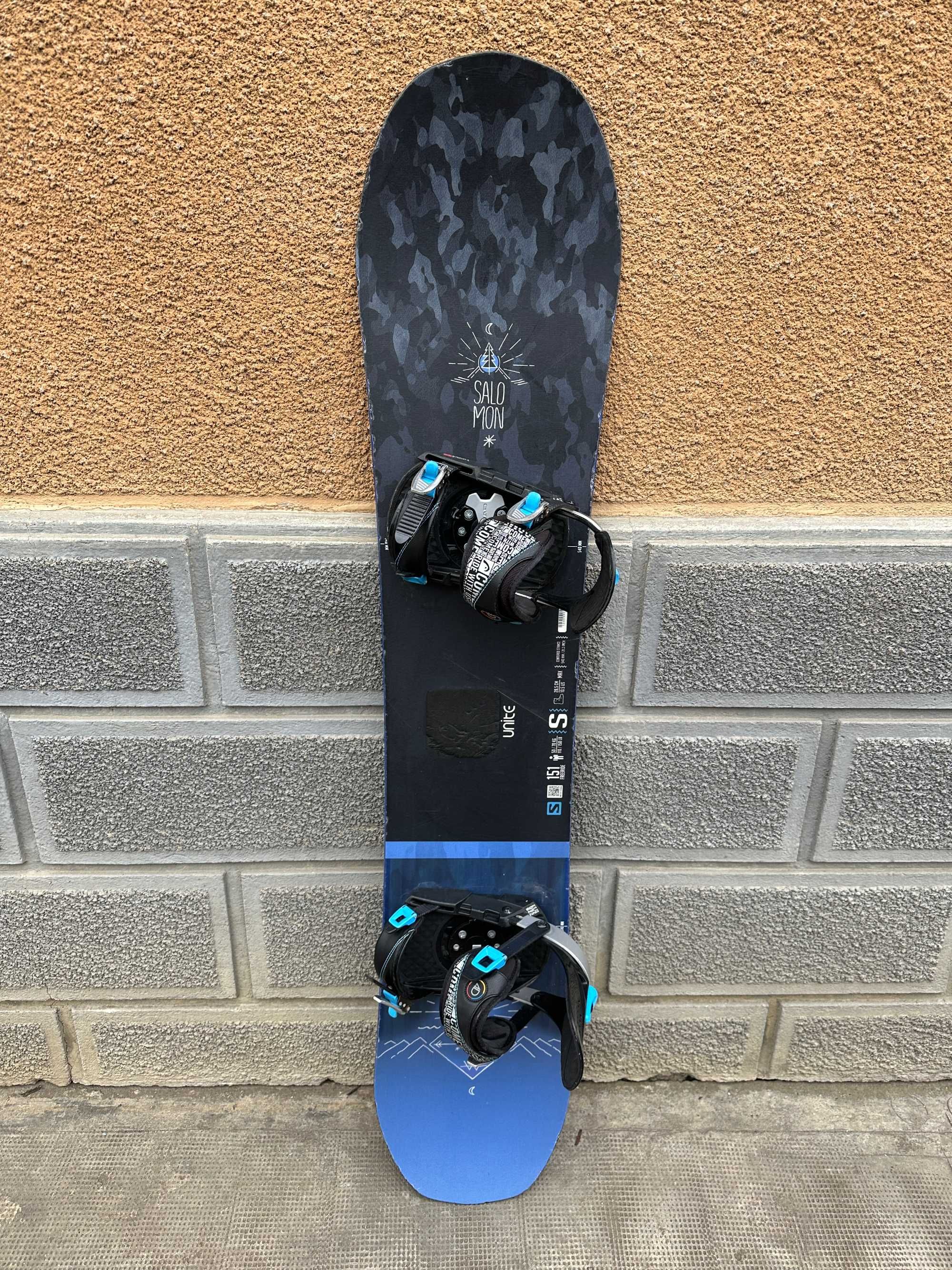 placa snowboard salomon super 8 L151cm
