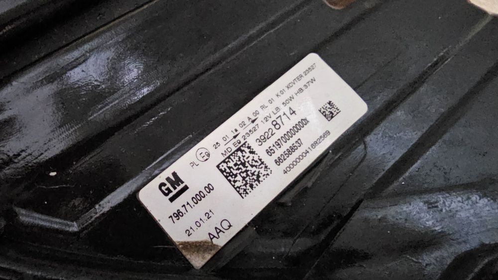 Far matrix/led stanga/dreapta Opel Astra K Intellilux 2021