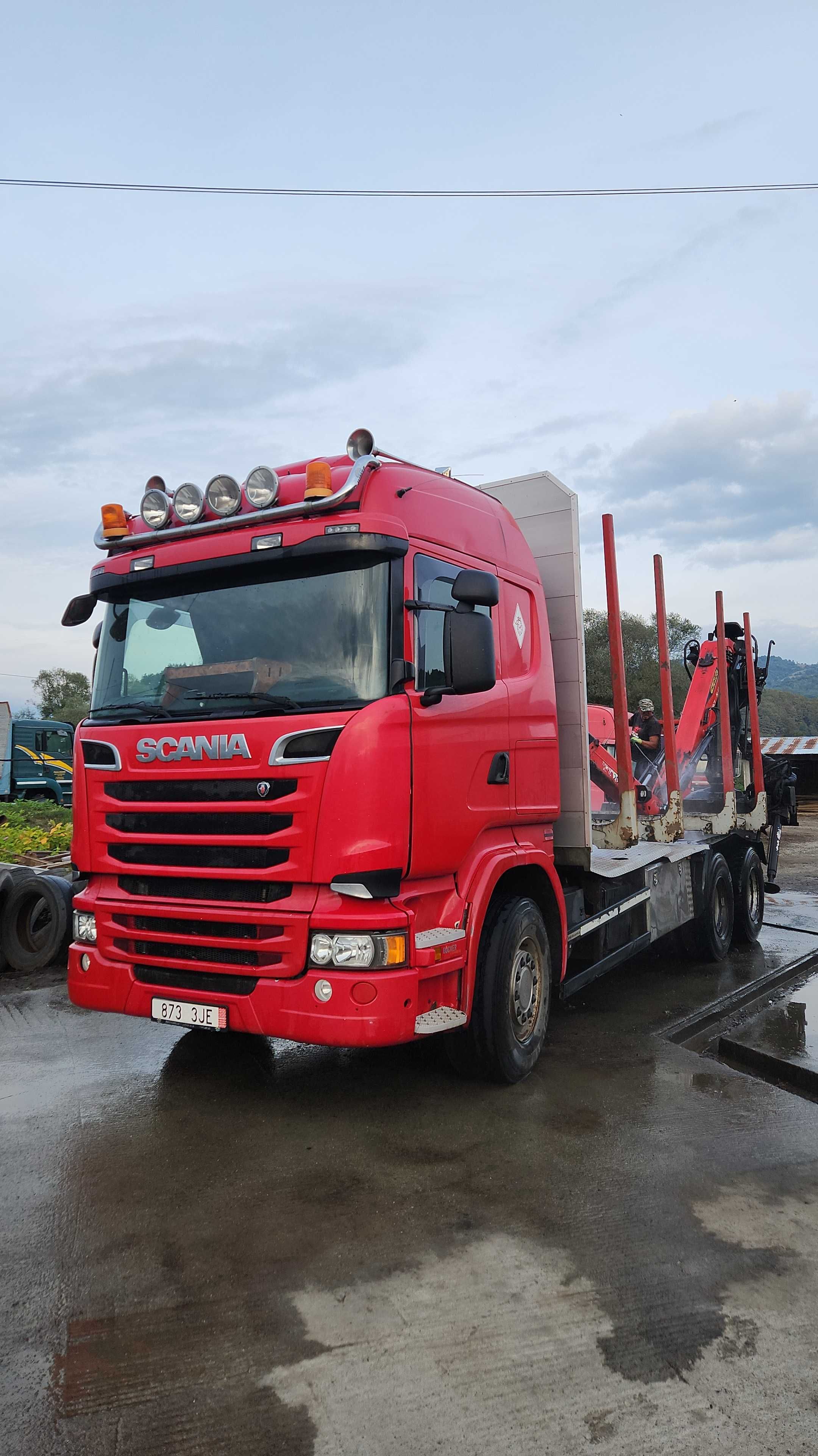 Scania R520 forestiera macara Epsilon M12, Z