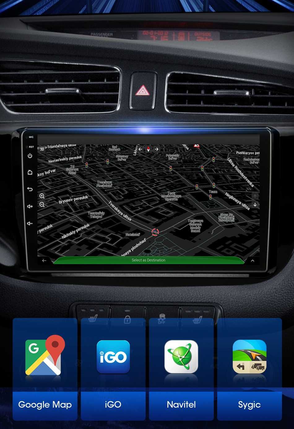 Мултимедия Двоен дин за Kia Ceed 2012 Навигация радио плеър Android