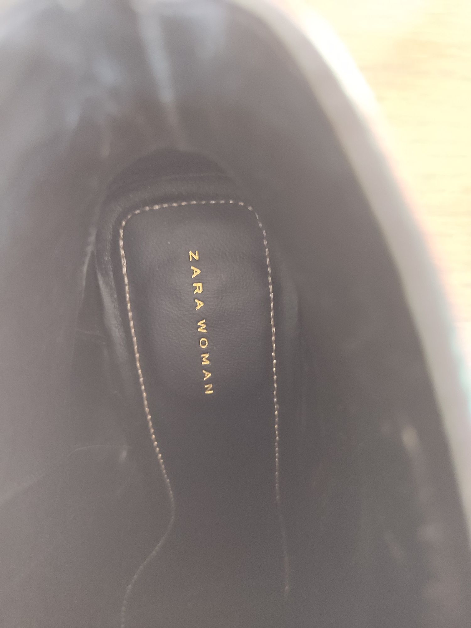 Кожени обувки Zara