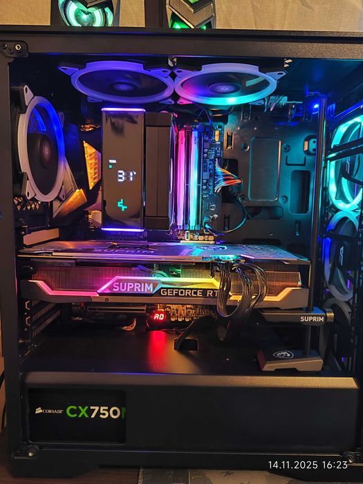 Геймърски i9 9900K, RTX 3070 8GB, RAM 16GB DDR4 3600, SSD 512GB NVME