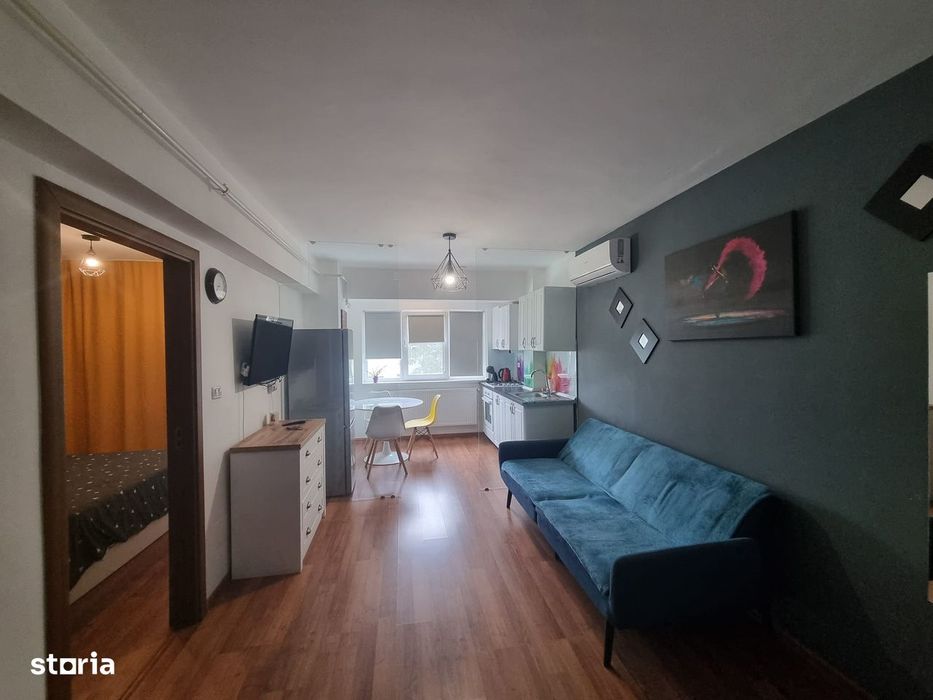 Apartament 2 camere, tip studio/bloc nou/Stefan cel Mare, langa Mall