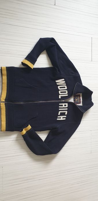 WOOLRICH Made in Italy Wool/Cotton Full Zip Mens  Size M  Цял Цип!