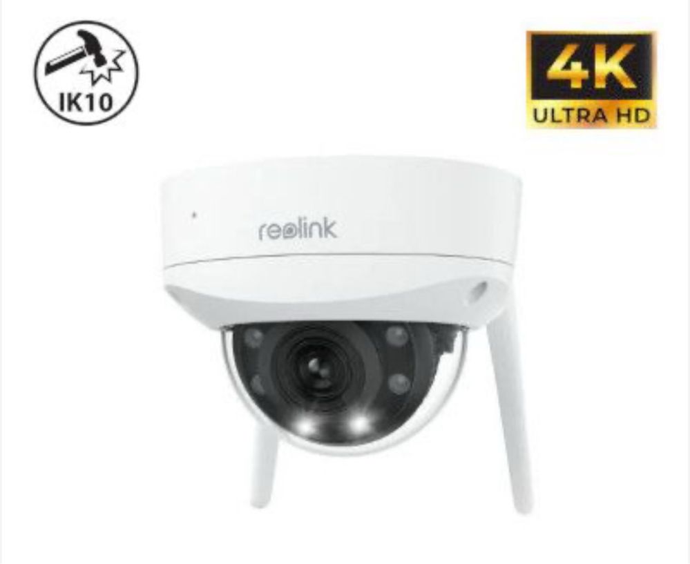 Reolink RLC-843WA 4K 8MP Wi-Fi 6 Вандалоустойчива IP 5X Увеличение