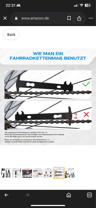 Set de reparații pentru lanțuri de biciclete MTB Cursiera