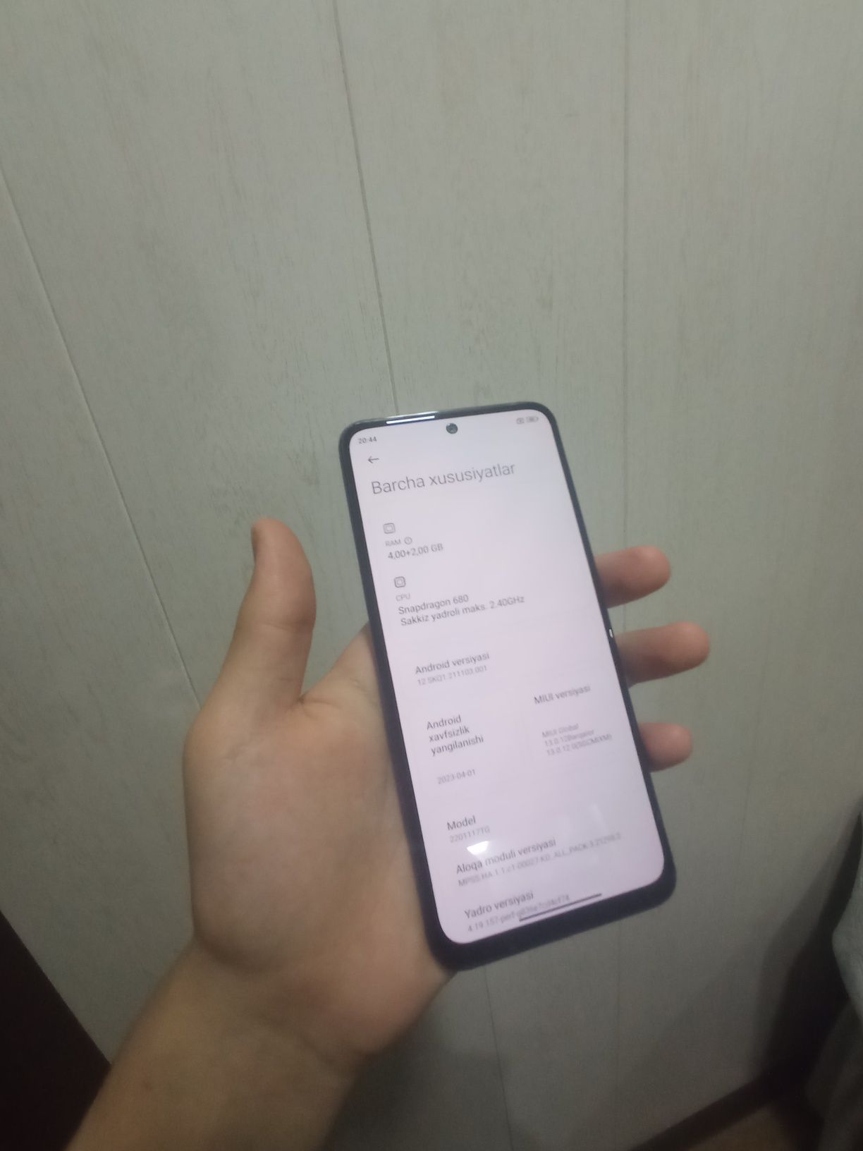 Redmi note 11 sotilad