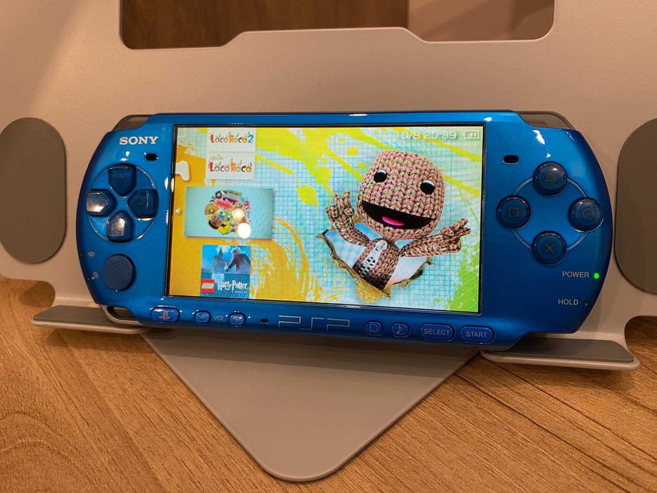 Sony PSP 3000 – Vibrant Blue, stare impecabilă, modificată
