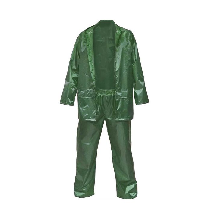 Costum impermeabil verde pescuit moto vanatoare