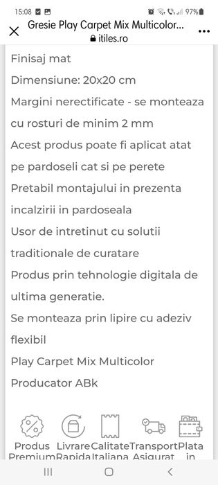 4 cutii gresie/faianță