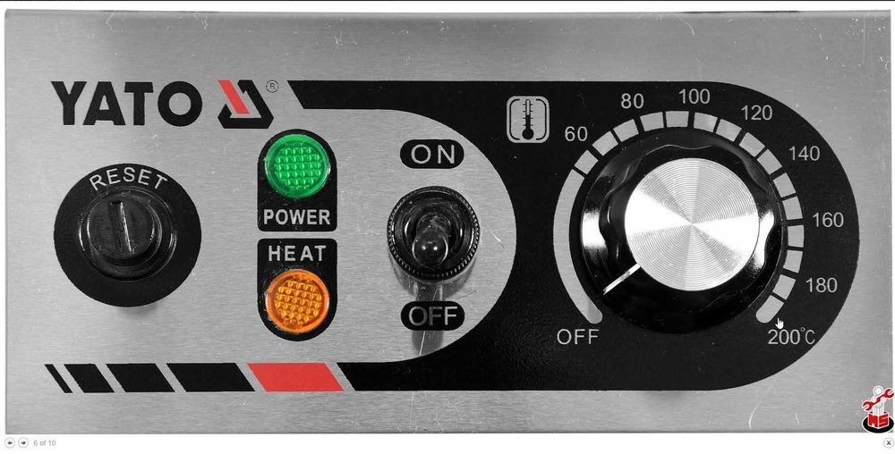 Friteuza electrica profesionala 1 camera  6L Yato Gastro 2kW NOUA