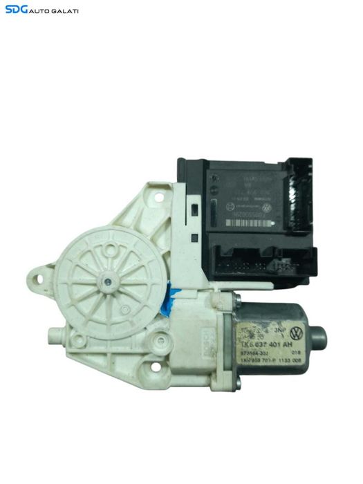 Motoras Macara Electrica de pe Usa Portiera Dreapta Fata Skoda Octavia 2 2004 - 2013 Cod 1K0959792L 1K0959701P 1K5837401AH [N0584]