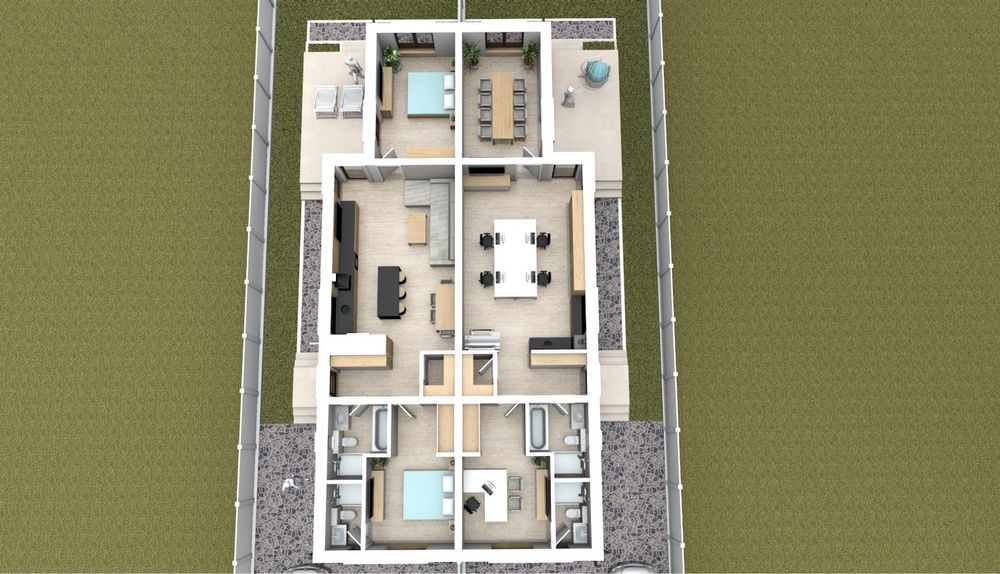 Duplex în Mosnita Noua(sat Albina),parter,pret 105.000€,la cheie!