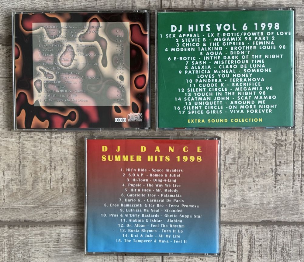 Lot 9 cd-uri muzica eurodance Dj Hits
