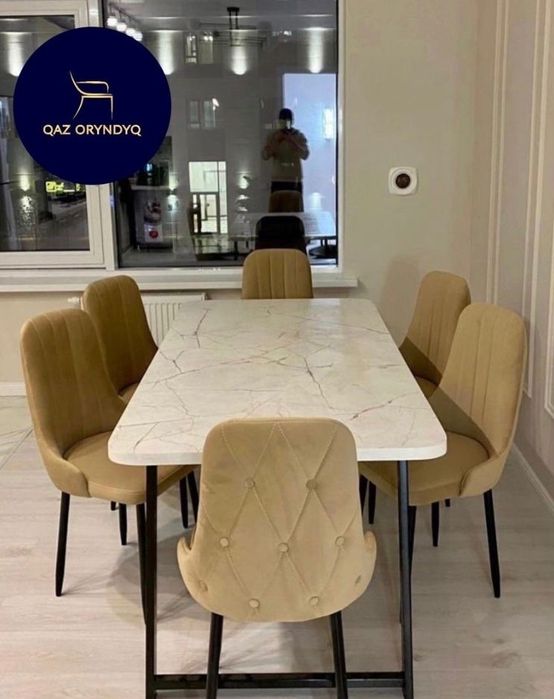 Набор стол +6 стулья 120.000