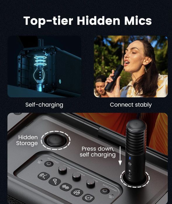 Boxa party Premium pentru karaoke