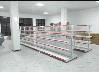 Стеллажи полки торговые оборудование для магазинов островные