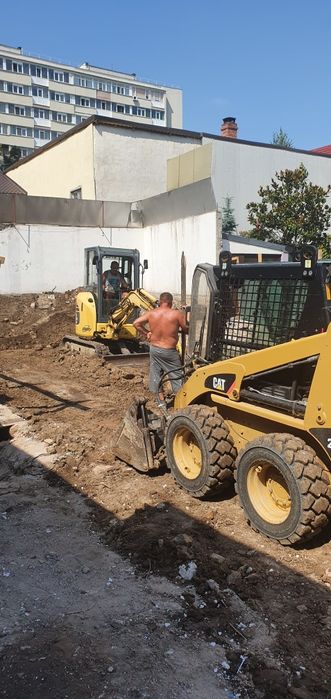 Inchiriez miniexcavator si bobcat cu picon