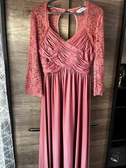 Rochie eleganta, roz pal, chiara forthi milano