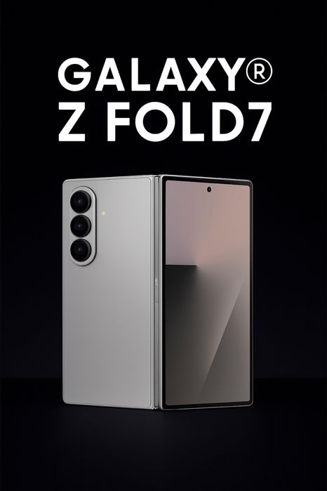 НОВ!!! Samsung Galaxy Z Fold7, 12GB RAM, 512GB, 5G, Silver Shadow