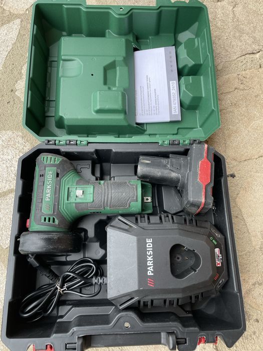 Инструменти Parkside 12V - Винтоверт, Ъглошлайф, Фенер