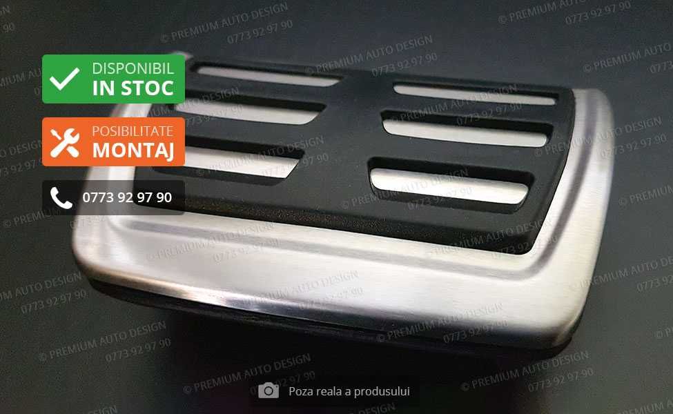 Ornamente INOX pedale si footrest - Audi Q7-Q8 / VW Touareg 2019+