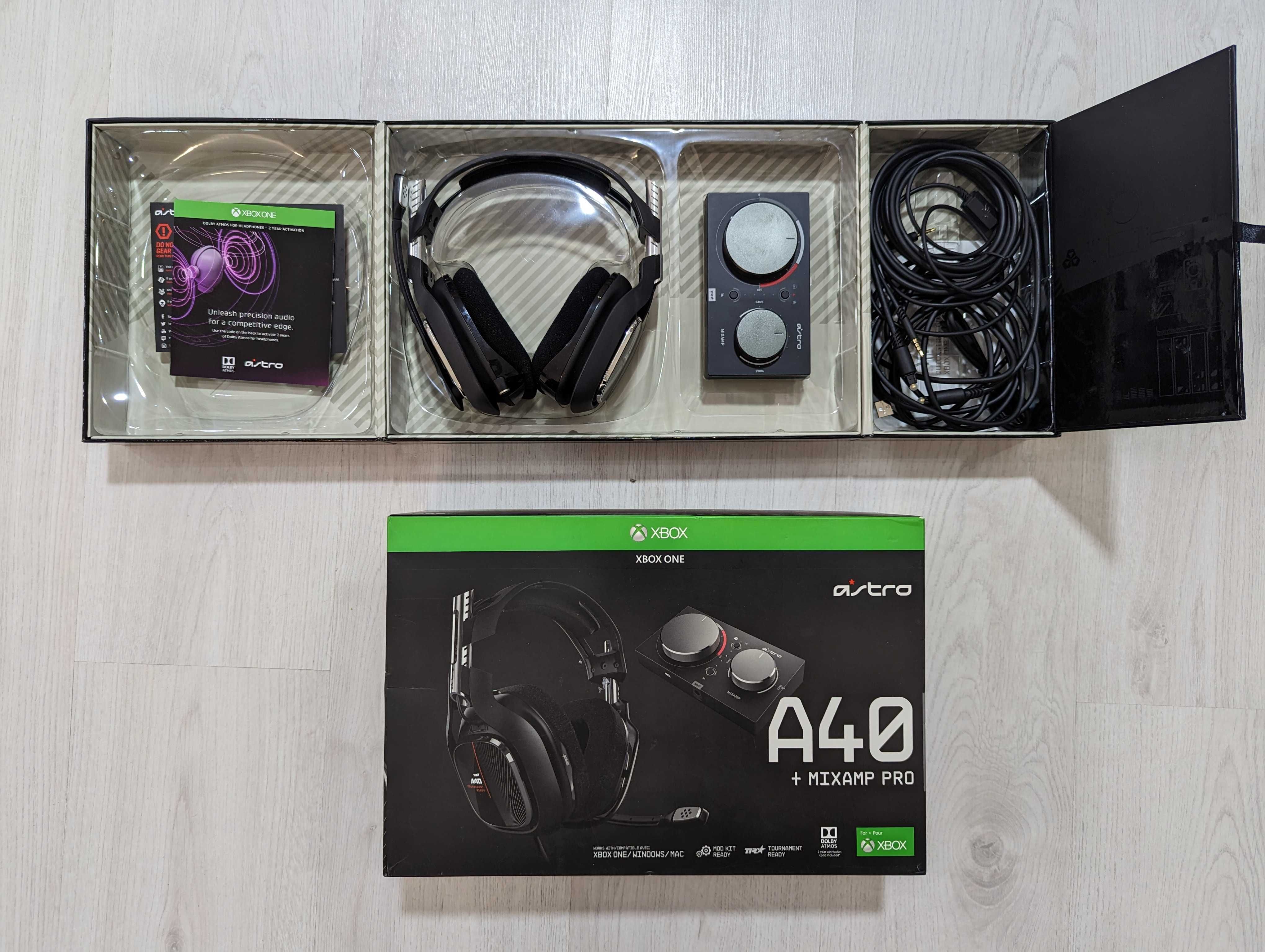 ASTRO A40 TR + MixAmp Pro профессиональные наушники для стримеров