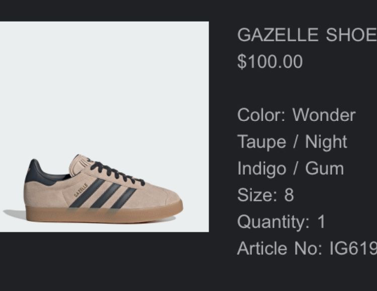 Adidas Gazelle, кеды