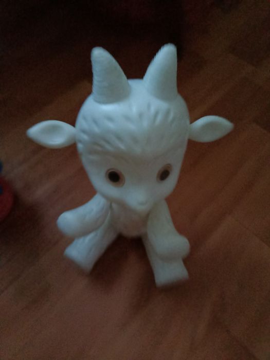 Игрушка СССР кукла барашек пластмасса