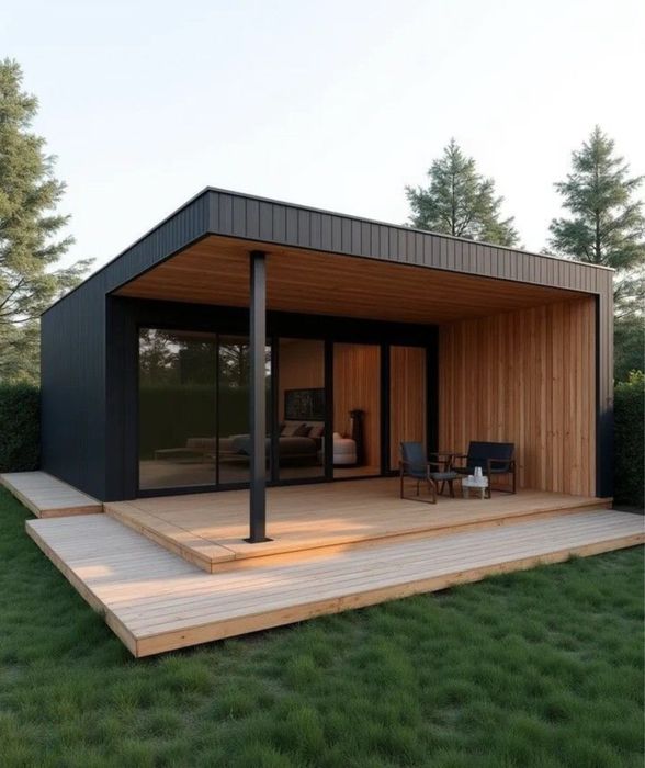 Vand cabane tip casa sau Aframe la super pret