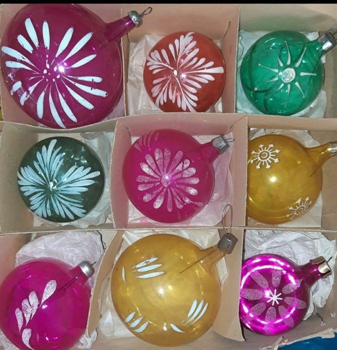 Елочные игрушки Ссср шары