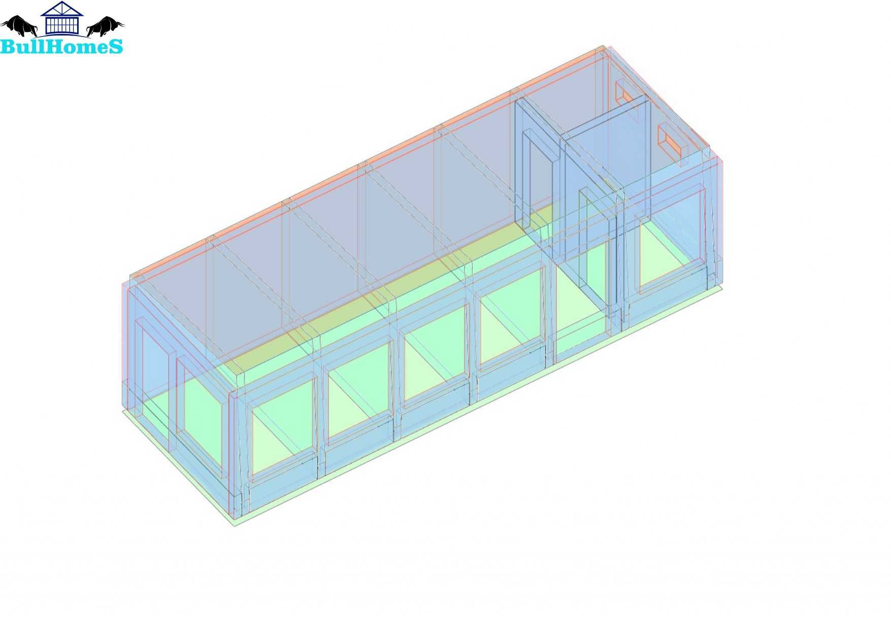 Бунгало,Къща,Преместваема къща,Модулни,Жилищни-27м ²