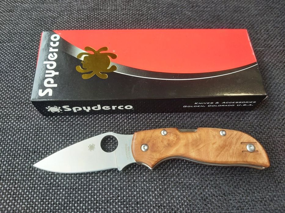 Сгъваем нож Spyderco Chaparral,дръжка Birdseye Maple, С152