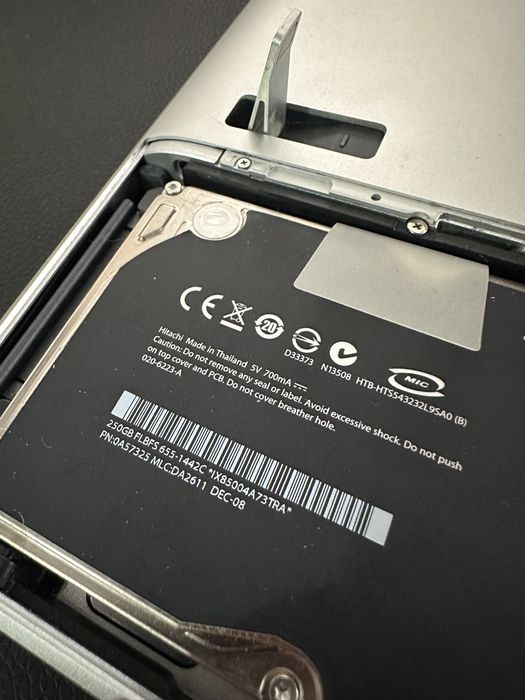 Mackbook Pro MagSafe 60W HDD Hitachi 250GB