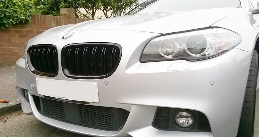 BMW M5 F10 F11 Двойни Бъбреци 2010-16 БМВ Черни Piano Black 5 серия