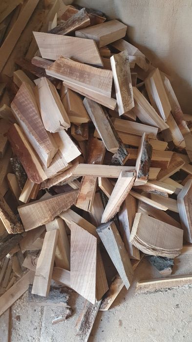 Дрова в мешках..