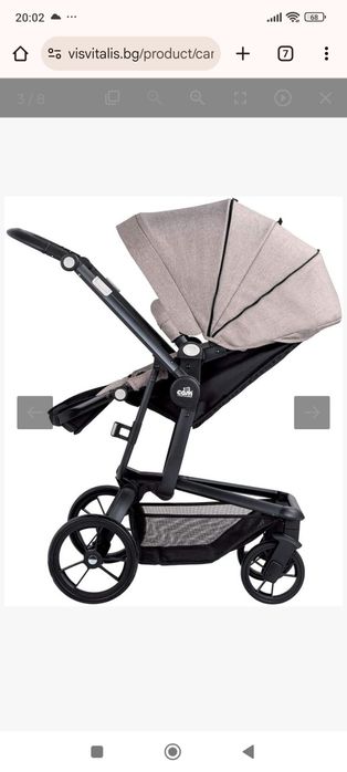 Детска количка 3 в 1 Cam Taski Sport - зимен, летен и кош за кола +др