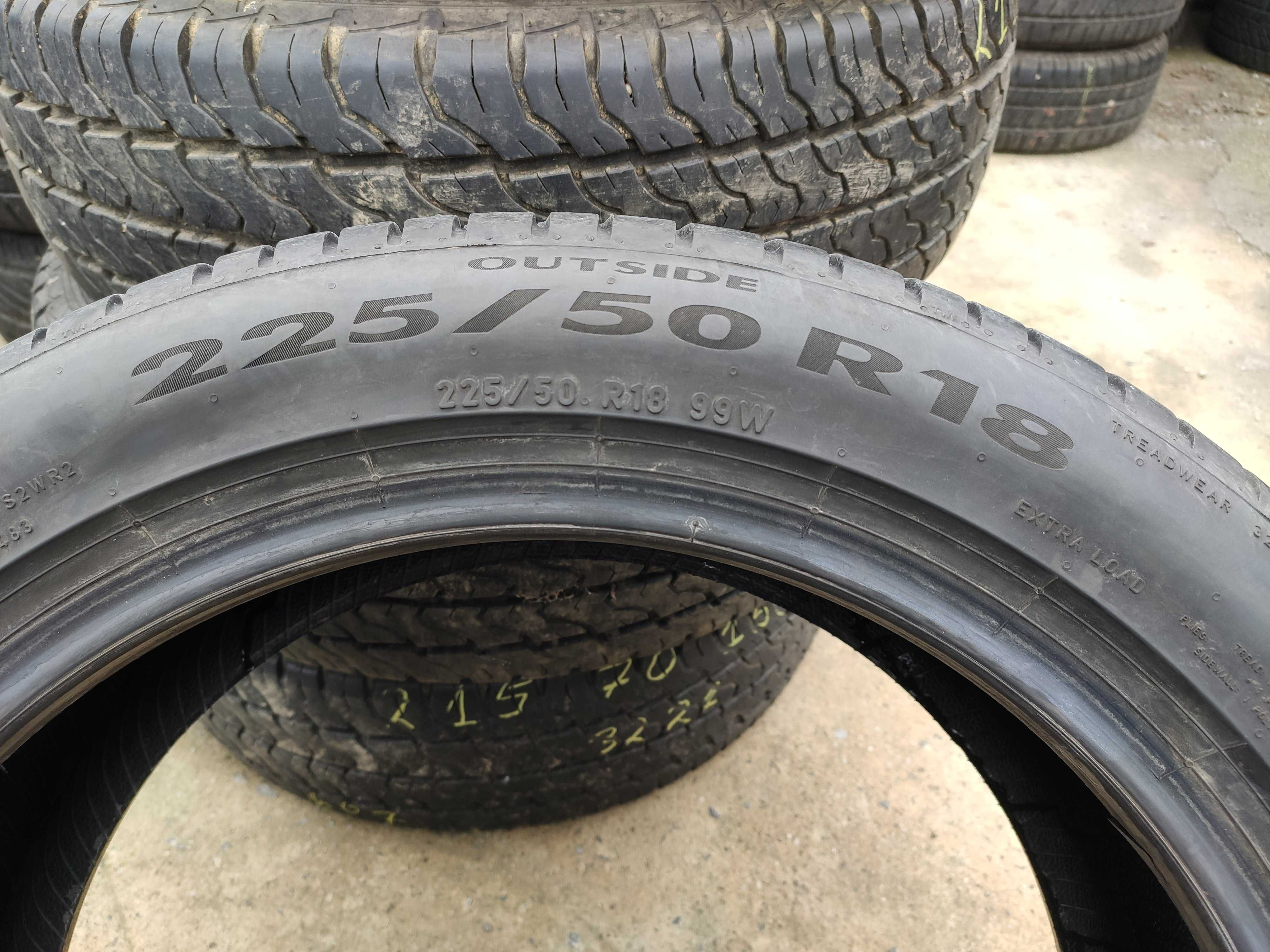 4бр Летни Гуми 225 50 18 - Pirelli - DOT 2022