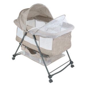 Patut bebelus pliabil / Co sleeper + Saltea reglabila - stare noua